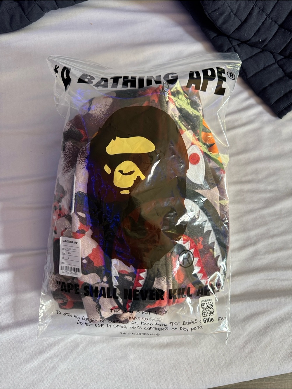 A Bathing Ape Multicolor Shark Hoodie - BAPE